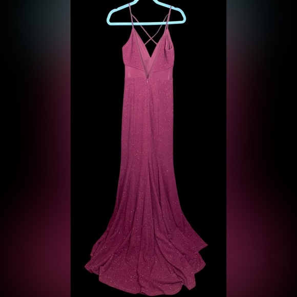 The Dear Moon Burgundy Juniors Prom Dress - Picture 5 of 9